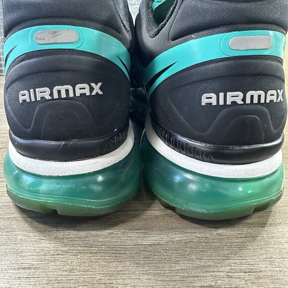Nike Air Max 2012 Black Green Teal Men’s Size 13
